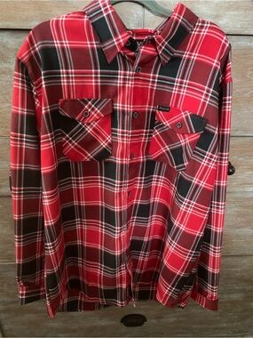 New! Dixxon plaid flannel shirt